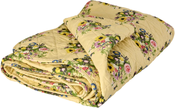 Steppdecke Rice by Rice Retro Bouquet Print 180x130 Baumwolle