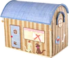 Spielzeugkorb-Set Raffia Paris-Motiv Rice by Rice – Handgefertigt, Unikat