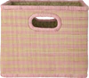 Quadratischer Aufbewahrungskorb Pink Checks – Rice by Rice