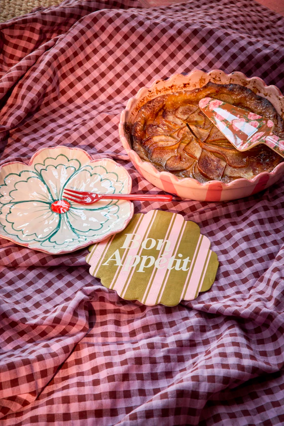 Kuchenheber Melamin Floral Rose – Rice by Rice, robust & spülmaschinengeeignet