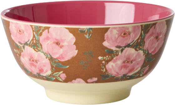 Melamin-Schüssel Rice by Rice 700ml Floral Fiesta Rose