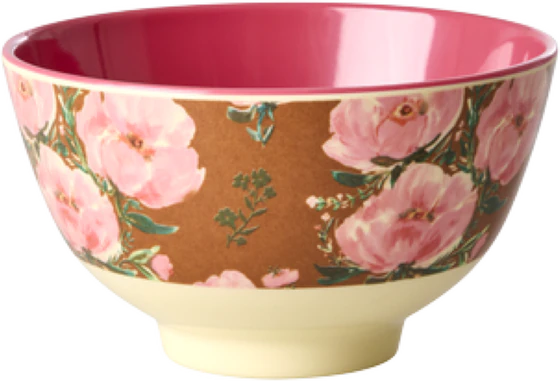 Melaminschale 300 ml Floral Fiesta Rose – Rice by Rice