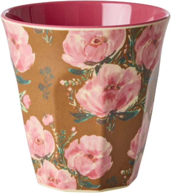 Trinkbecher Melamin 250ml Floral Rose – Rice by Rice