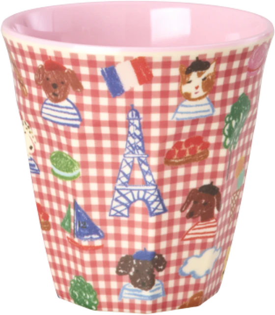 Melaminbecher Kinder Rice by Rice 250ml Blau Paris Print