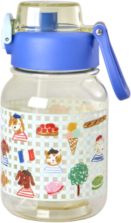 Kinder-Trinkflasche Blau 700ml Rice by Rice – Bruchsicher Tritan