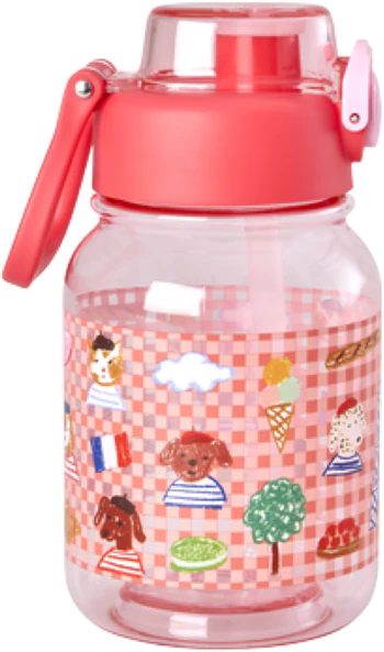 Kinder-Trinkflasche Rice by Rice 700ml Rot Tritan BPA-frei