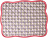 Platzset gesteppt Rice by Rice 45x35 Soft Raspberry