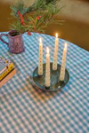 Adventskranz Metall Grün 4 Kerzen Rice by Rice – Stabil & Modern