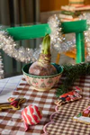 Weihnachtsanhänger Pappmaché 5cm Rice by Rice – Handgefertigt