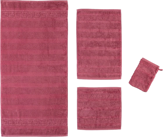 Cawö Frottiertücher Noblesse 1001 – Edle Uni-Handtücher aus 100 % Baumwolle