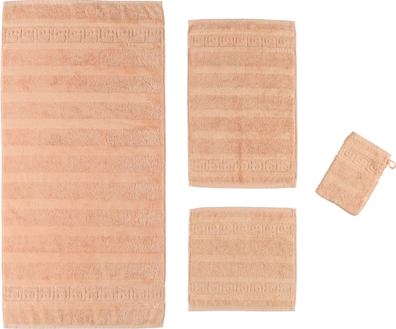 Cawö Frottiertücher Noblesse 1001 – Edle Uni-Handtücher aus 100 % Baumwolle