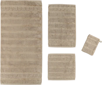 Cawö Frottiertücher Noblesse 1001 – Edle Uni-Handtücher aus 100 % Baumwolle