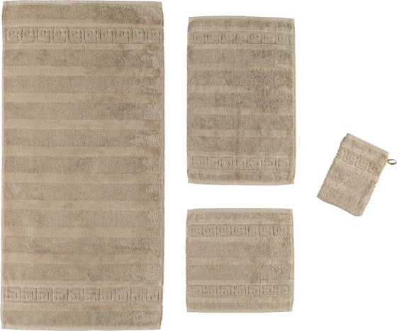 Cawö Frottiertücher Noblesse 1001 – Edle Uni-Handtücher aus 100 % Baumwolle