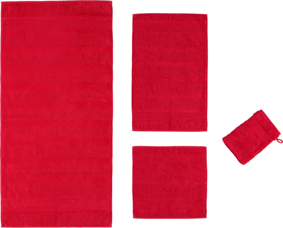 Cawö Frottiertücher Noblesse² 1002 – Luxuriöse Uni-Handtücher aus 100 % Baumwolle