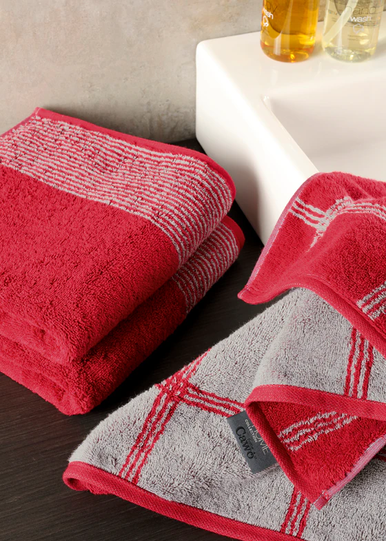 Cawö Luxury Home Two-Tone Grafik 604 Frottiertücher 