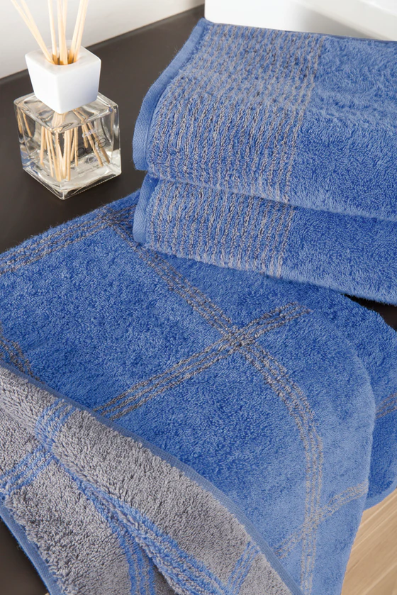 Cawö Luxury Home Two-Tone Grafik 604 Frottiertücher 