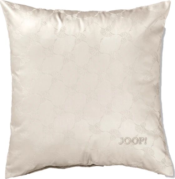 JOOP! Kissen Cornflower Natur – Edles Jacquard-Satin für stilvollen Komfort