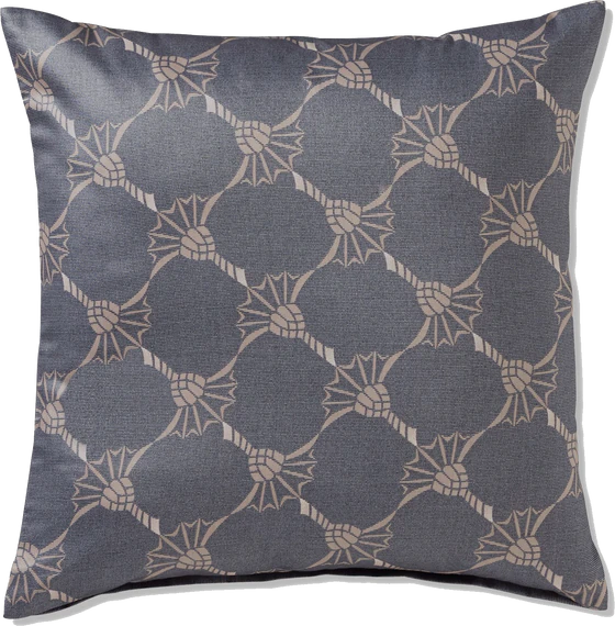 JOOP! Kissen Cornflower Gradiant Stein – Luxuriöses Mako-Satin-Design