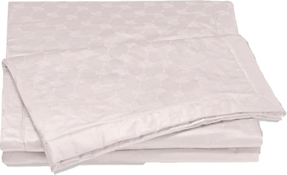 JOOP! Kornblumen-Allover-Plaid – Luxuriöses Jacquard-Satin-Design