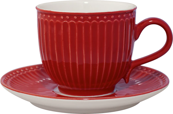 Greengate Tasse & Untertasse / Cup & saucer  Alice