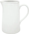 Greengate Kanne Alice | Zeitloser Keramikkrug 1 Liter | Hochwertiger Jug, diverse Farben - white